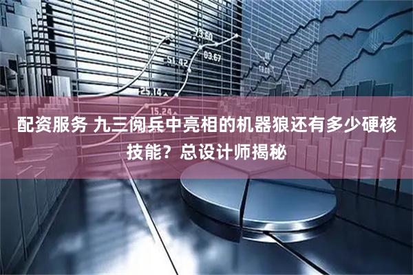 配资服务 九三阅兵中亮相的机器狼还有多少硬核技能？总设计师揭秘
